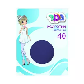 Колготки детские ЭРА "Крупный горох на мелкой сетке"