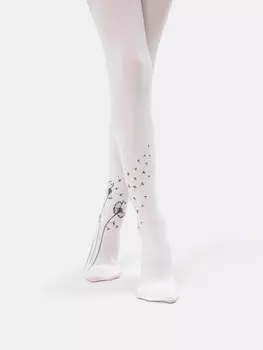 Колготки детские капроновые в белом цвете