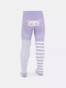 Колготки детские с рисунком в виде полосок