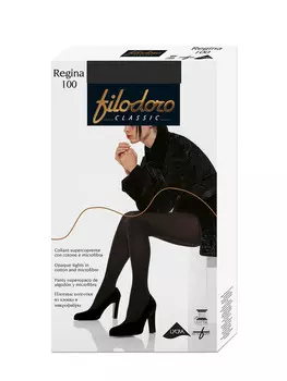 Колготки FilCl Regina 100 Carbone (Off Black)