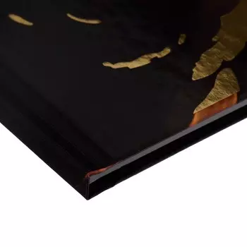 Колледж-тетрадь в твердой обложке 7бц, а5, 64 листа, глубокий взгляд, блок в клетку, глянцевая ламинация, тиснение фольгой