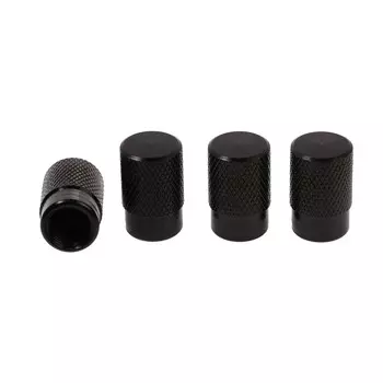 Колпачок на вентиль авто torso, черный, набор 4 шт