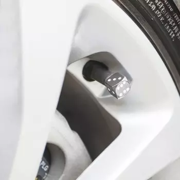 Колпачок на вентиль torso кубик, хром, набор 4 шт