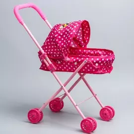 Коляска для кукол minnie, минни маус