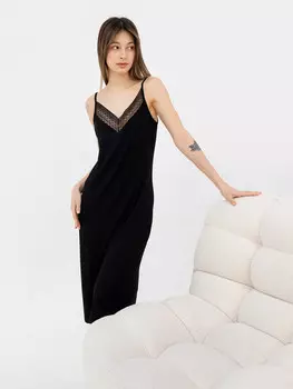 Комбинация женская в черном цвете