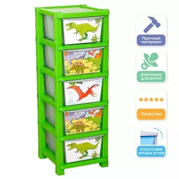 Комод пластиковый детский