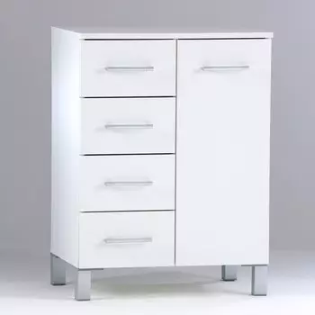 Комод для ванной комнаты, четыре ящика, 60 х 40 х 80 см