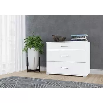 Комод victor с 3 мя ящиками, 800х659х446, белый