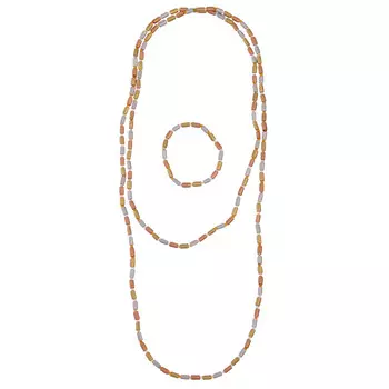 Комплект бусы браслет