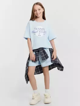 Комплект для девочек (блуза, шорты)