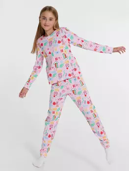 Комплект для девочек (джемпер, брюки)