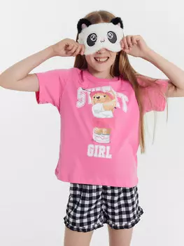 Комплект для девочек (джемпер, шорты)