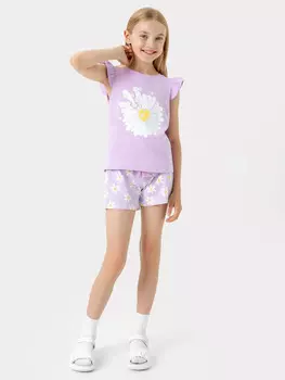 Комплект для девочек (футболка, шорты)