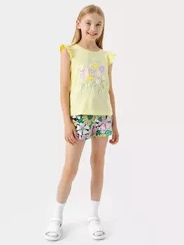Комплект для девочек (футболка, шорты)