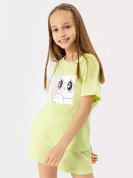 Комплект для девочек (футболка, шорты)