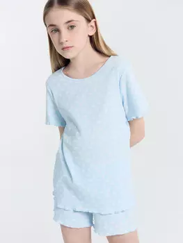 Комплект для девочек (футболка, шорты)