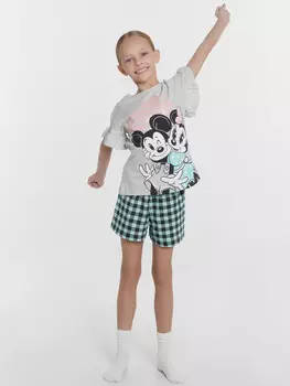 Пижама для девочек с принтом