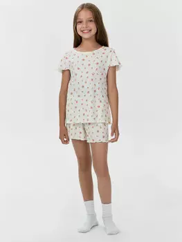Комплект для девочек (футболка, шорты)