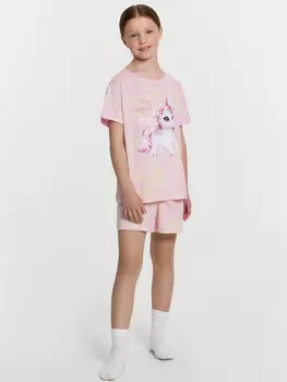 Комплект для девочек (футболка, шорты)