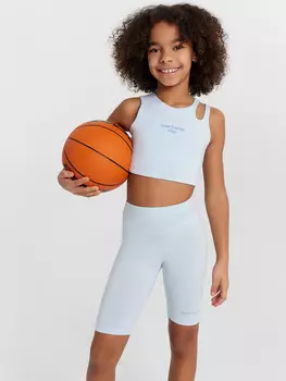 Комплект для девочек голубой