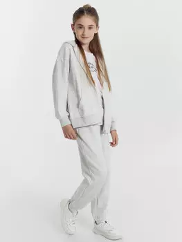 Комплект для девочек (толстовка, брюки, футболка)