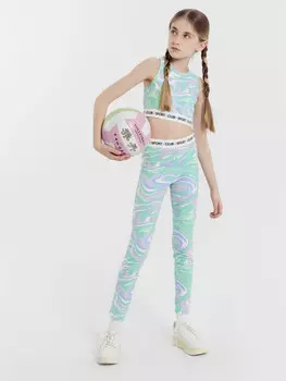 Комплект для девочек (топ, леггинсы)