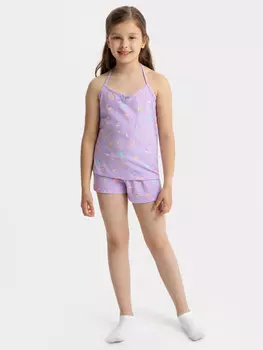 Комплект для девочек (топ, шорты)