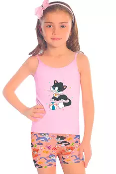 Комплект для девочки (майка,боксеры)