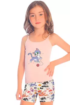 Комплект для девочки (майка,боксеры)