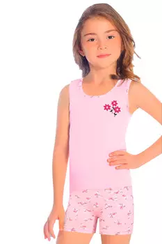 Комплект для девочки (майка,боксеры)
