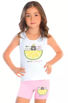 Комплект для девочки (майка,боксеры)