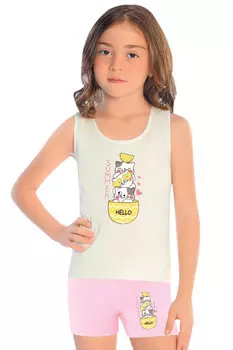 Комплект для девочки (майка,боксеры)