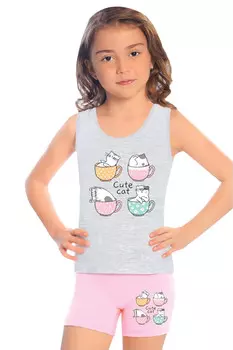 Комплект для девочки (майка,боксеры)