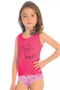 Комплект для девочки (майка, боксеры)
