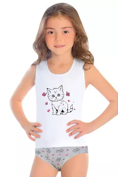 Комплект для девочки (майка, боксеры)