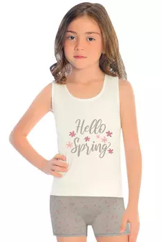 Комплект для девочки (майка, боксеры)