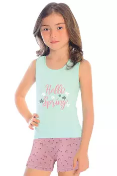 Комплект для девочки (майка, боксеры)