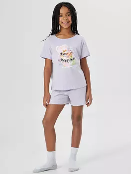 Комплект домашний для девочек с надписью