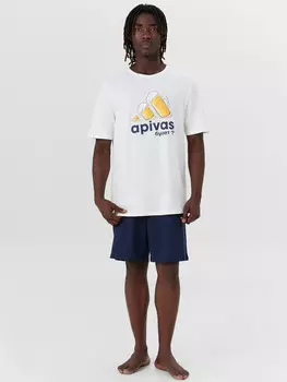 Комплект домашний мужской с принтом и надписью