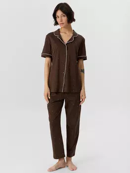 Комплект домашний женский коричневый