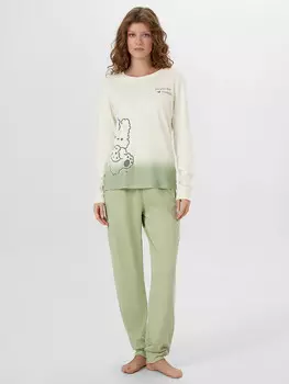 Комплект домашний женский молочный