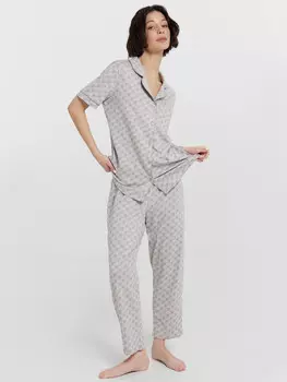 Комплект домашний женский с монограммой mf