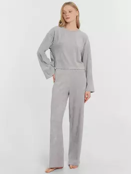 Комплект домашний женский серый