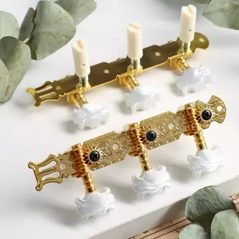 Комплект колковой механики music life, золотой с белым