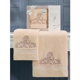 Комплект махровых полотенец, 2 шт