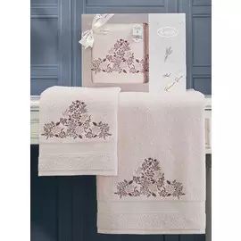 Комплект махровых полотенец, 2 шт