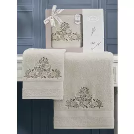 Комплект махровых полотенец, 2 шт