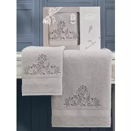 Комплект махровых полотенец, 2 шт