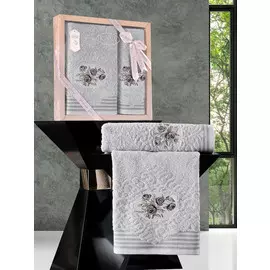 Комплект махровых полотенец, 2 шт