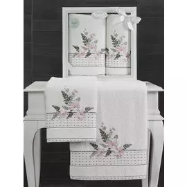 Комплект махровых полотенец, 2 шт